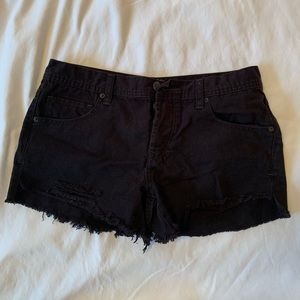 Black shorts
